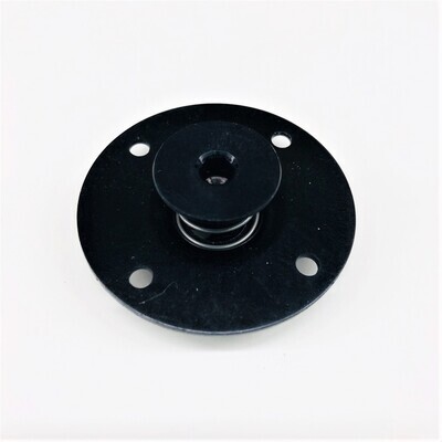 Dzus 550" pyöreä 7/16 musta 6 kolo