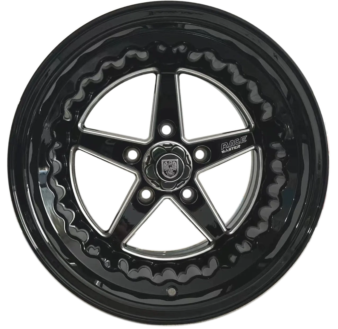 15x5.5 Race Master 5x4.75 musta