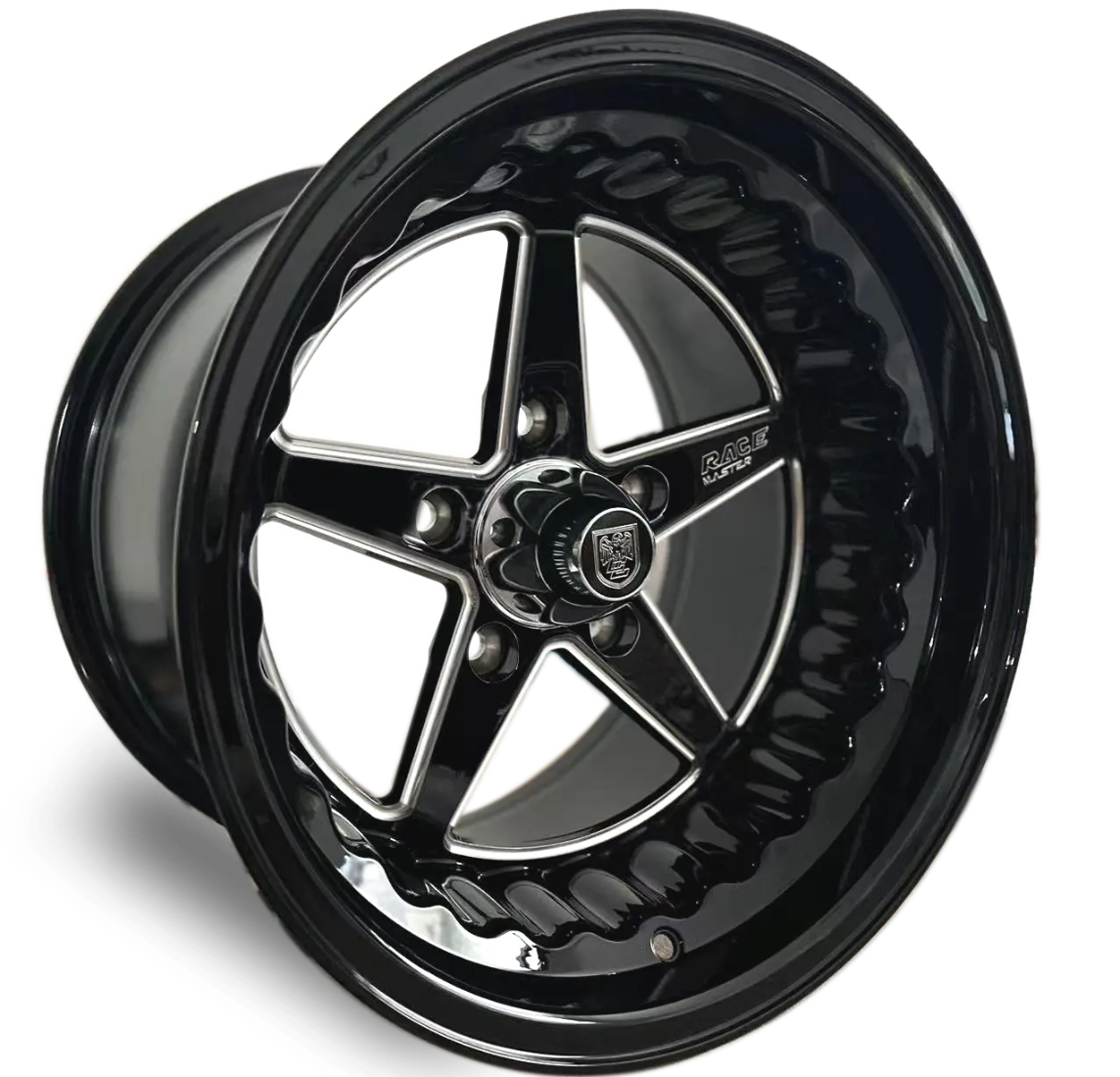 15x10 Race Master 5x4.75 Musta