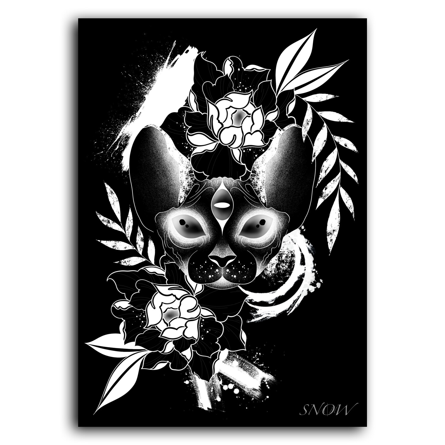 Sphynx Print