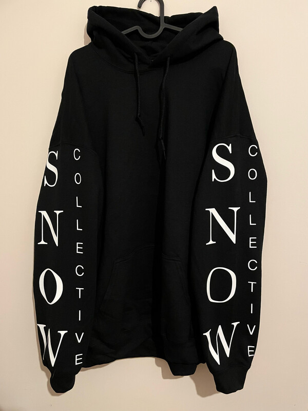 Black And White ‘SNOW collective’ Hoodie