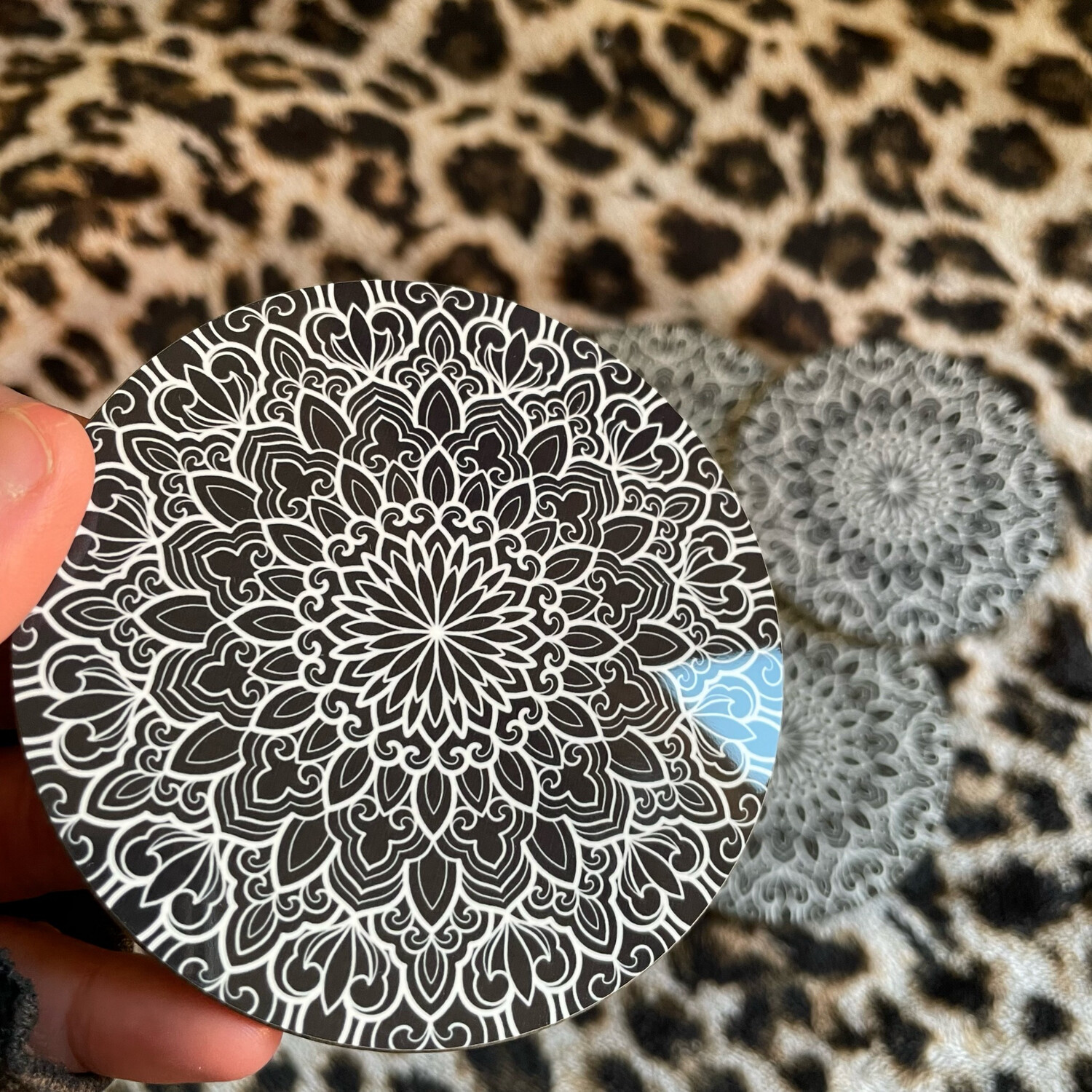 Pack Of 4 Mandala Coasters