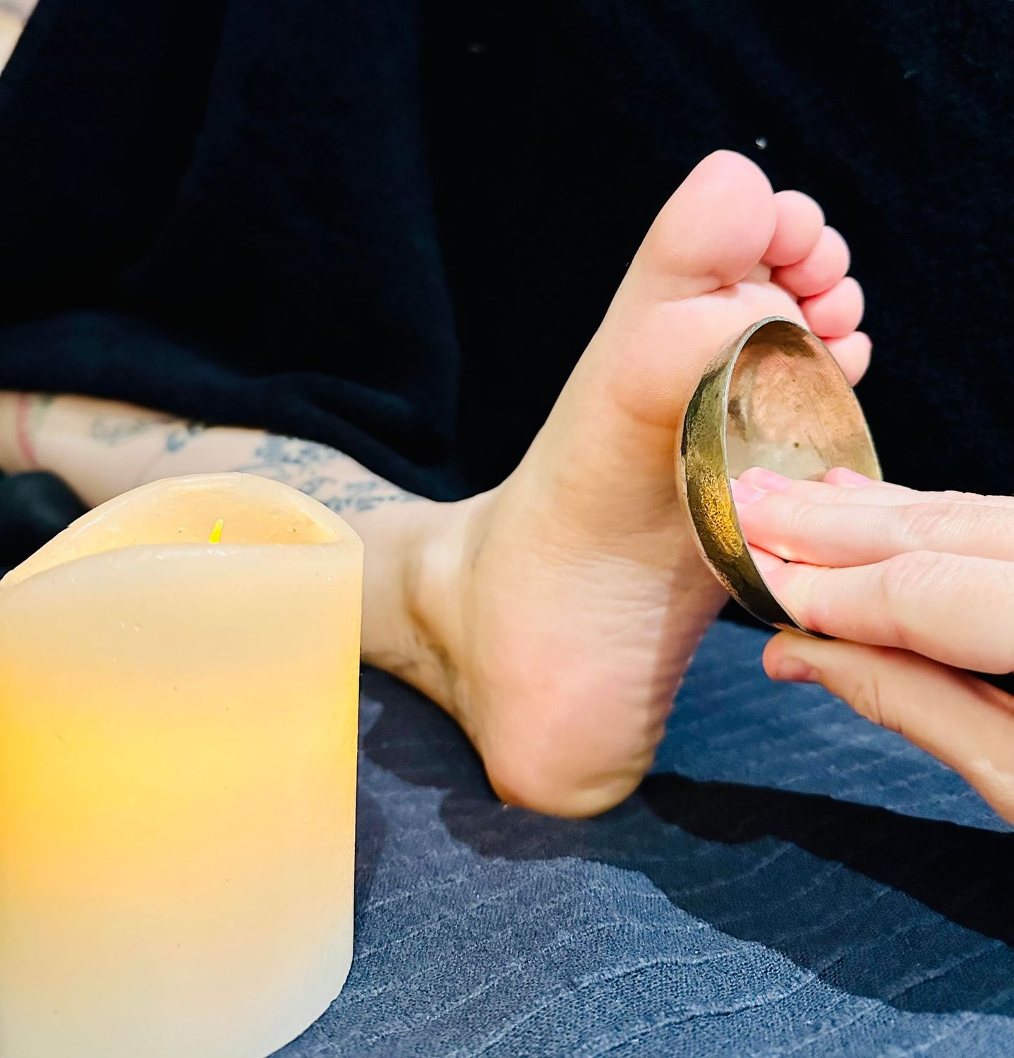Massage Ayurvédique pieds Bol Kansu