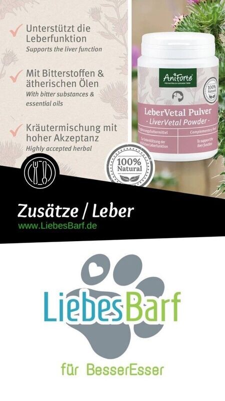 Aniforte LeberVetal Pulver 100g Aniforte LeberVetal Pulver 100g