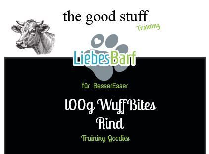 Wuff Bites Rind - Trainings Leckerlies 100g Wuff Bites Rind - Trainings Leckerlies 100g
