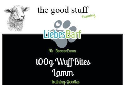 Wuff Bites Lamm - Trainings Leckerlies 100g