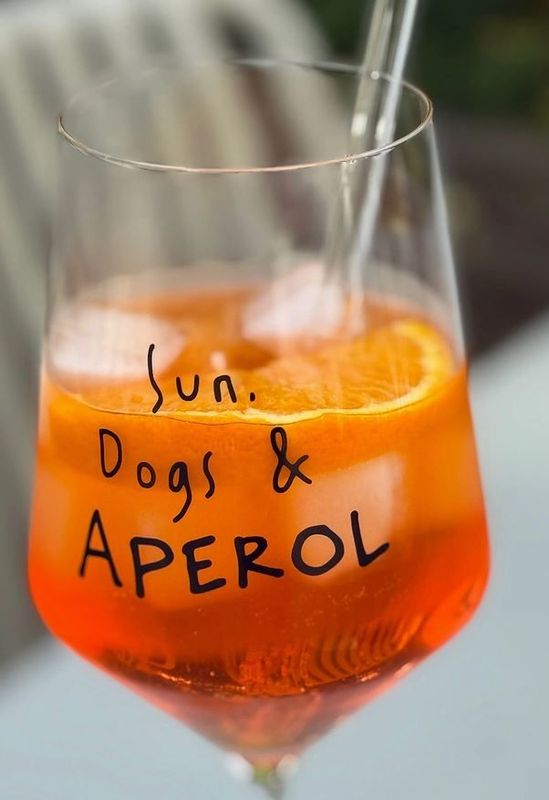 Glas Glas "Sun, Dogs & APEROL" 55cl