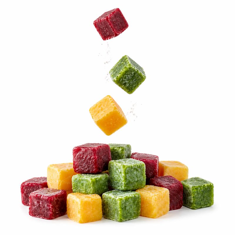 Bunter Gemüse Mix - 500g in Würfel Bunter Gemüse Mix - 500g in Würfel