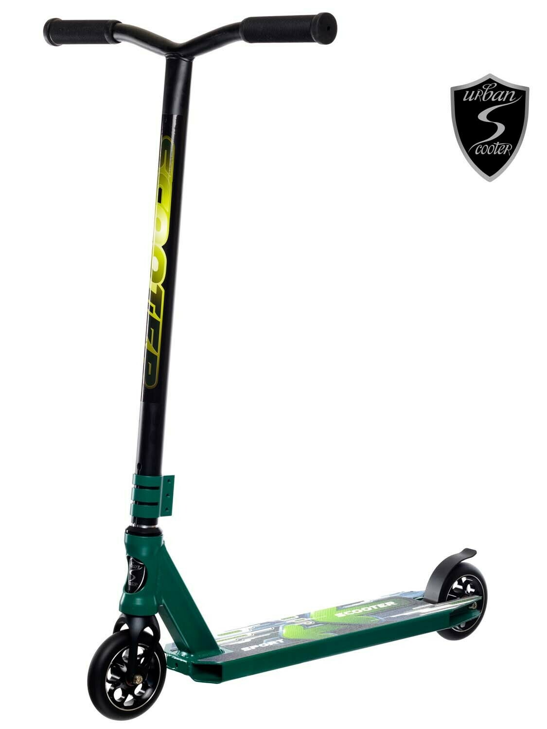 Трюковой самокат Urban Scooter Extreme 110 Print черный