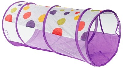 Палатка детская Тоннель Игрокат Червячок бело-фиолетовый