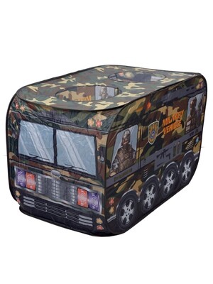 Палатка детская игровая Игрокат Автобус Военный