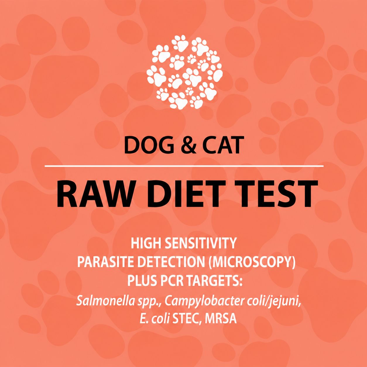 Dog and Cat Raw Diet Test (qPCR) Dog and Cat Raw Diet Test (qPCR)