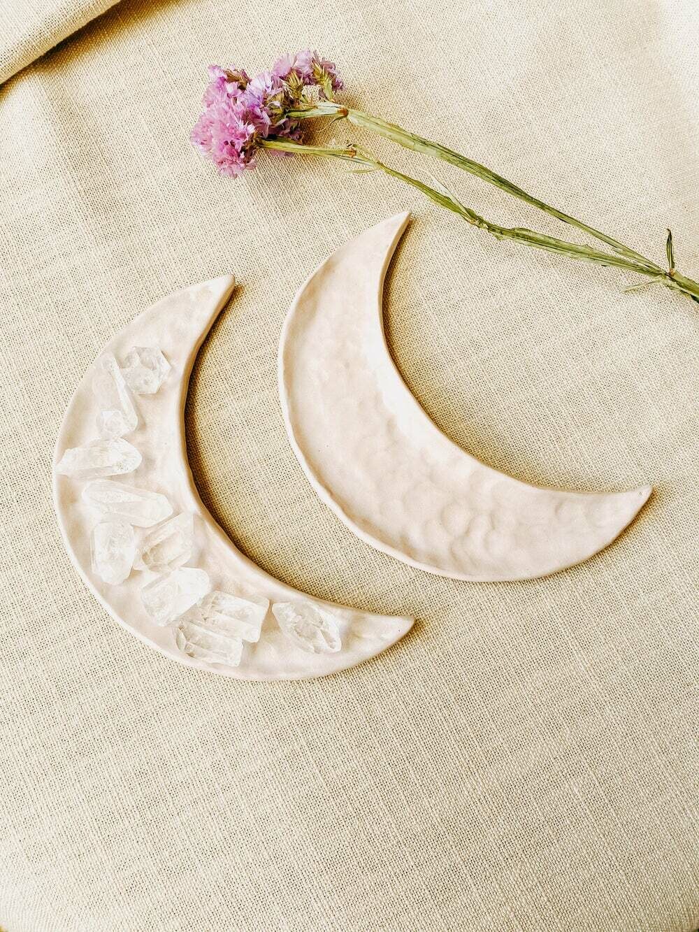 Crystal Crescent - Pink