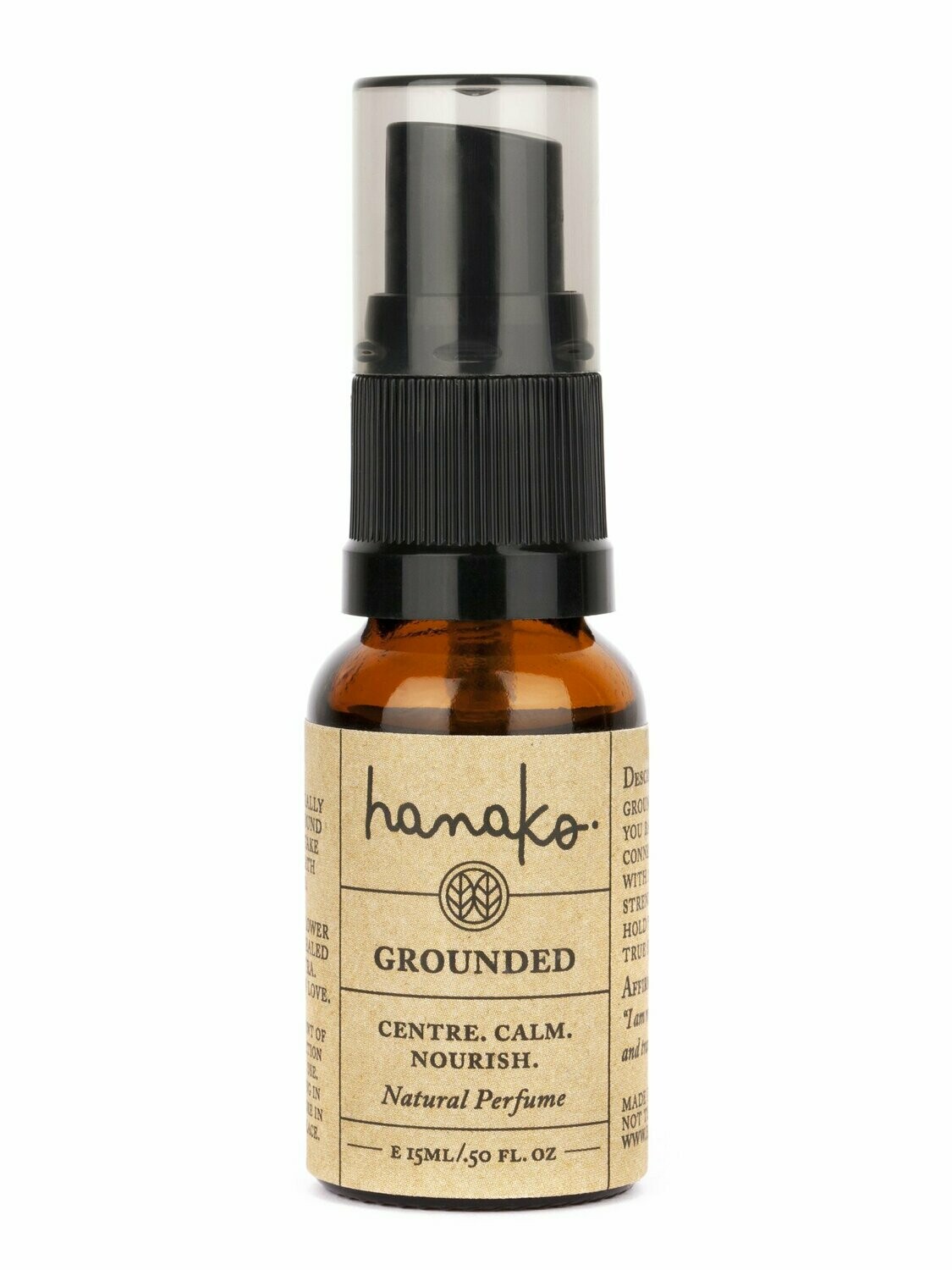 Hanako Grounded Mini Natural Perfume (15ml)