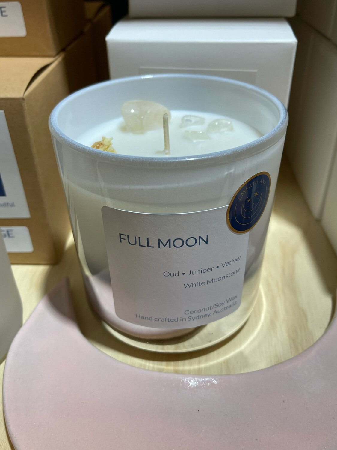 Full Moon Candle - Large
