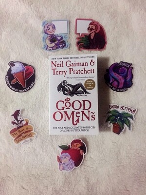 Good Omens Quote Stickers