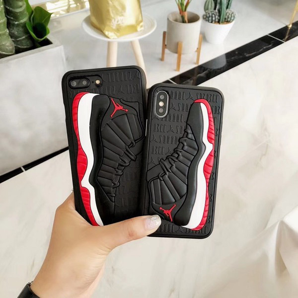 Matte Silicone 3D Basketball Shoes Pattern Phone Cover Sports Rubber Frosted Back Case For iPhone XR