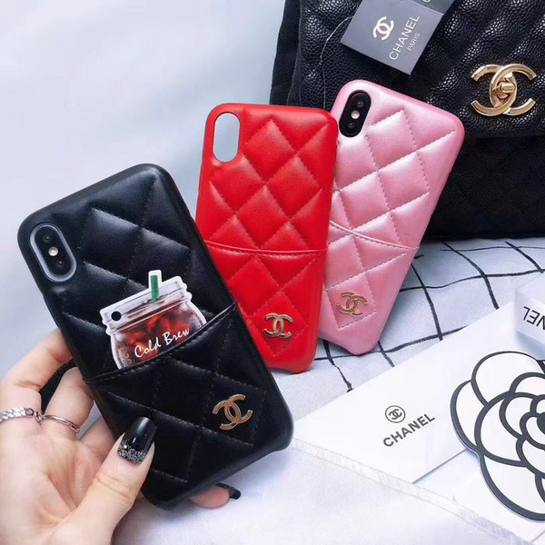 Girl Brand Pocket Women Designer Phone Case For iPhone XS Max