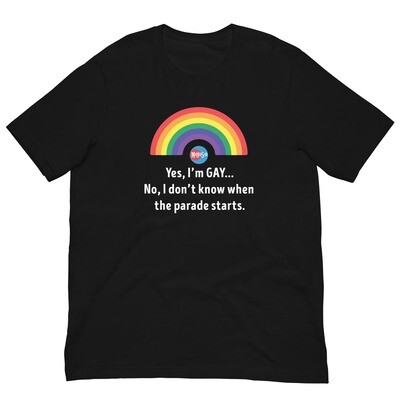Mojo 5-0 Yes, I'm Gay Unisex t-shirt