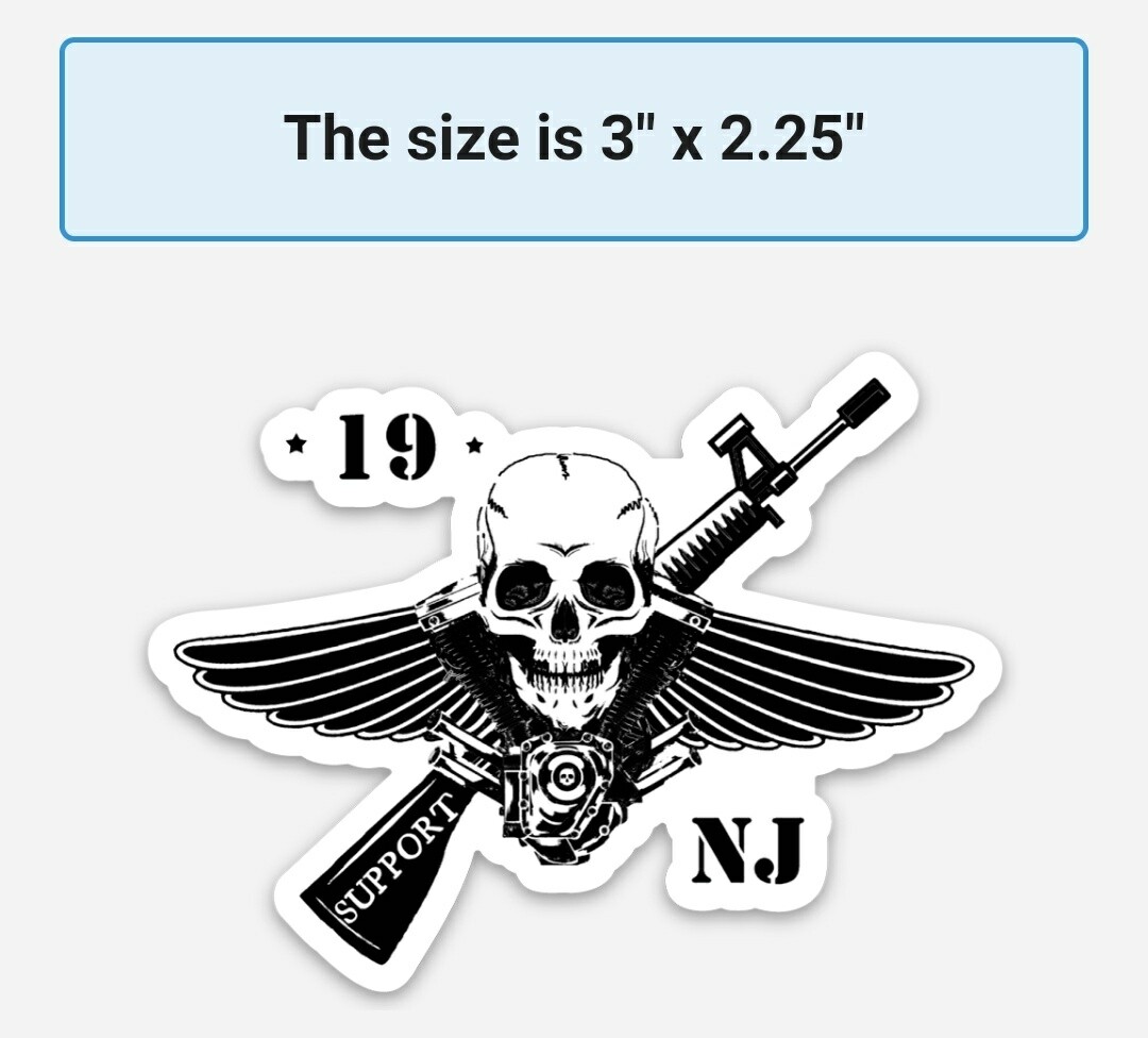 NJ Support Sticker
