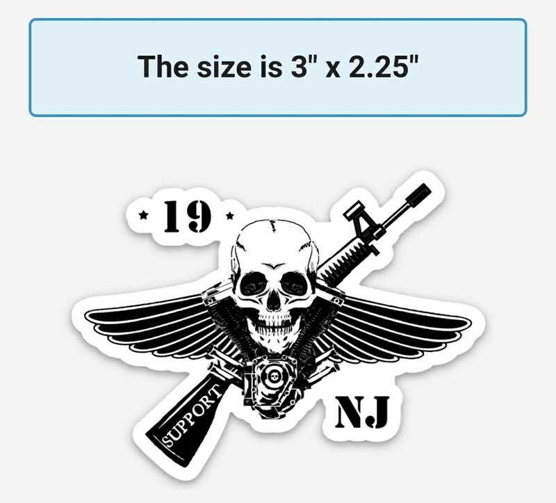NJ Support Sticker