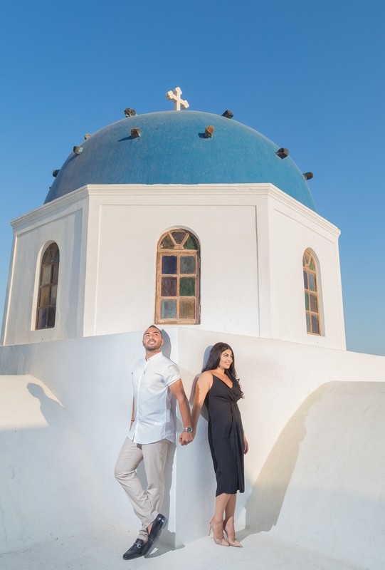 Santorini Pre Wedding Photography