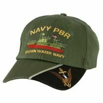 NAVY PBR River Patrol Force green ball cap