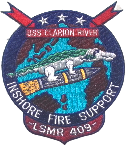 USS CLARION RIVER LSMR 409