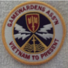 Gamewardens Assn cloth patch 3&quot;