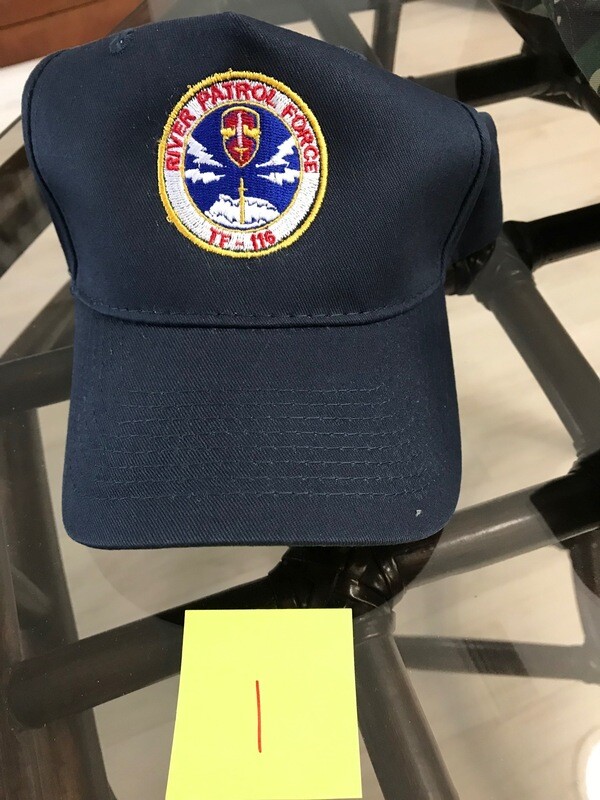 RIVER PATROL FORCE TF116 CAP- EMBROIDERED SMALL  LOGO