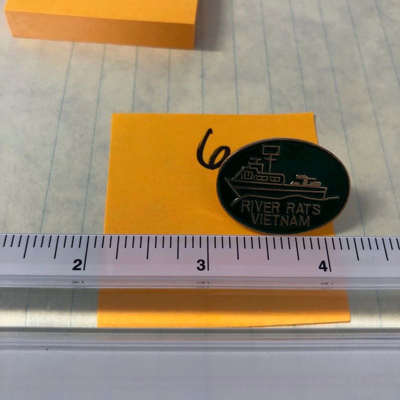 RIVER RATS VIETNAM Green Pin