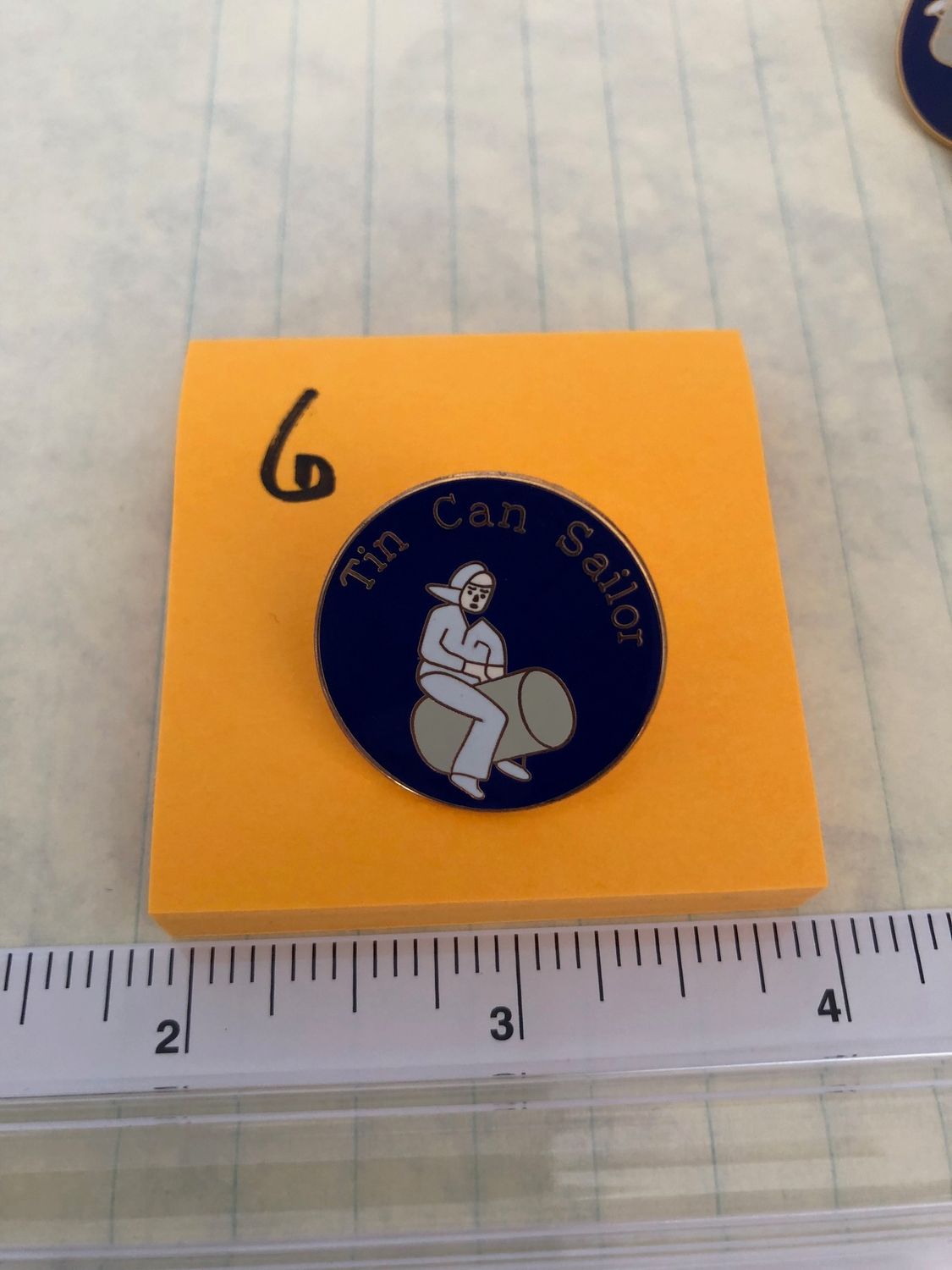 Tin Can Sailor Pin