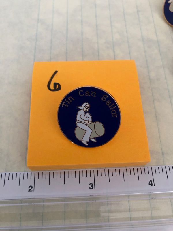 Tin Can Sailor Pin