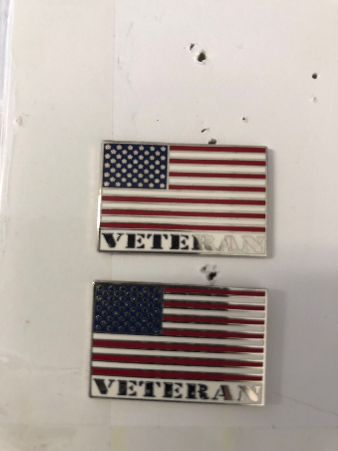 Support our Troops flag pin