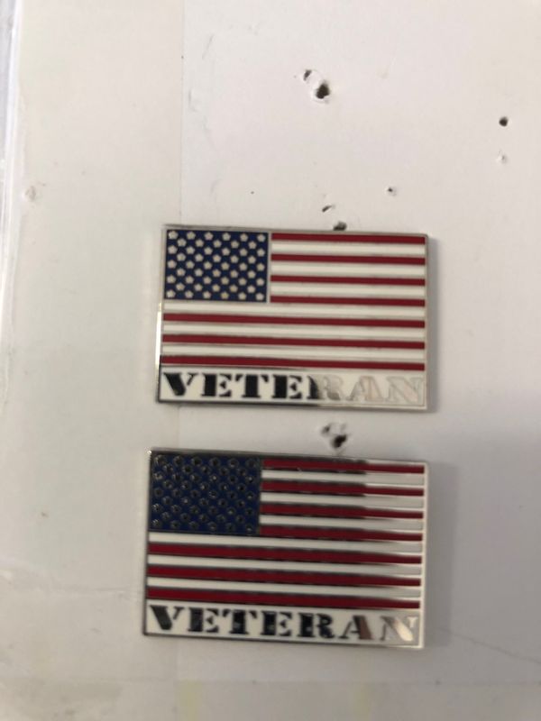 Support our Troops flag pin