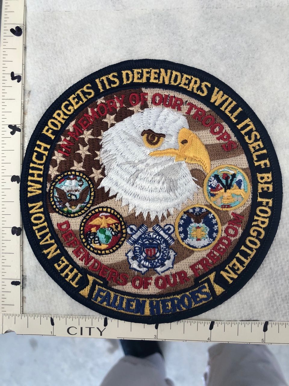 Fallen Heroes 5&quot; patch