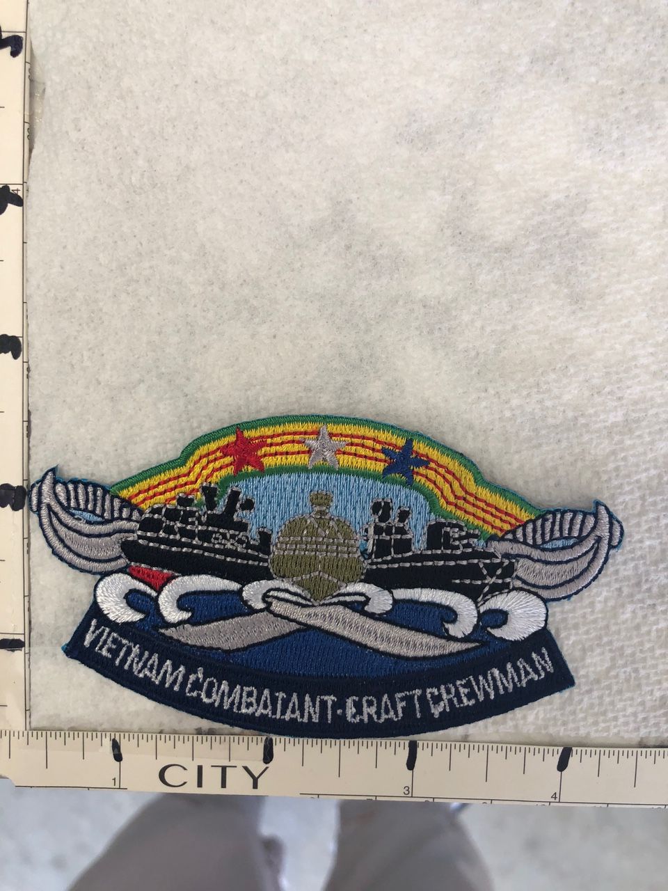 Vietnam Combatant Craft Crewman Colorful patch