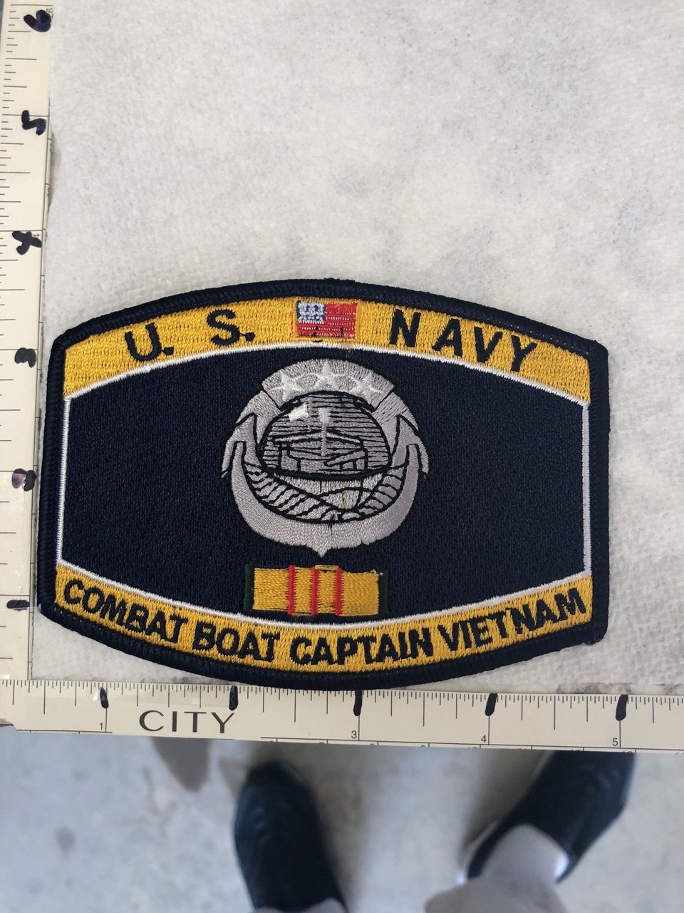 U.S. NAVY Combat Boat Captain Vietnam patch