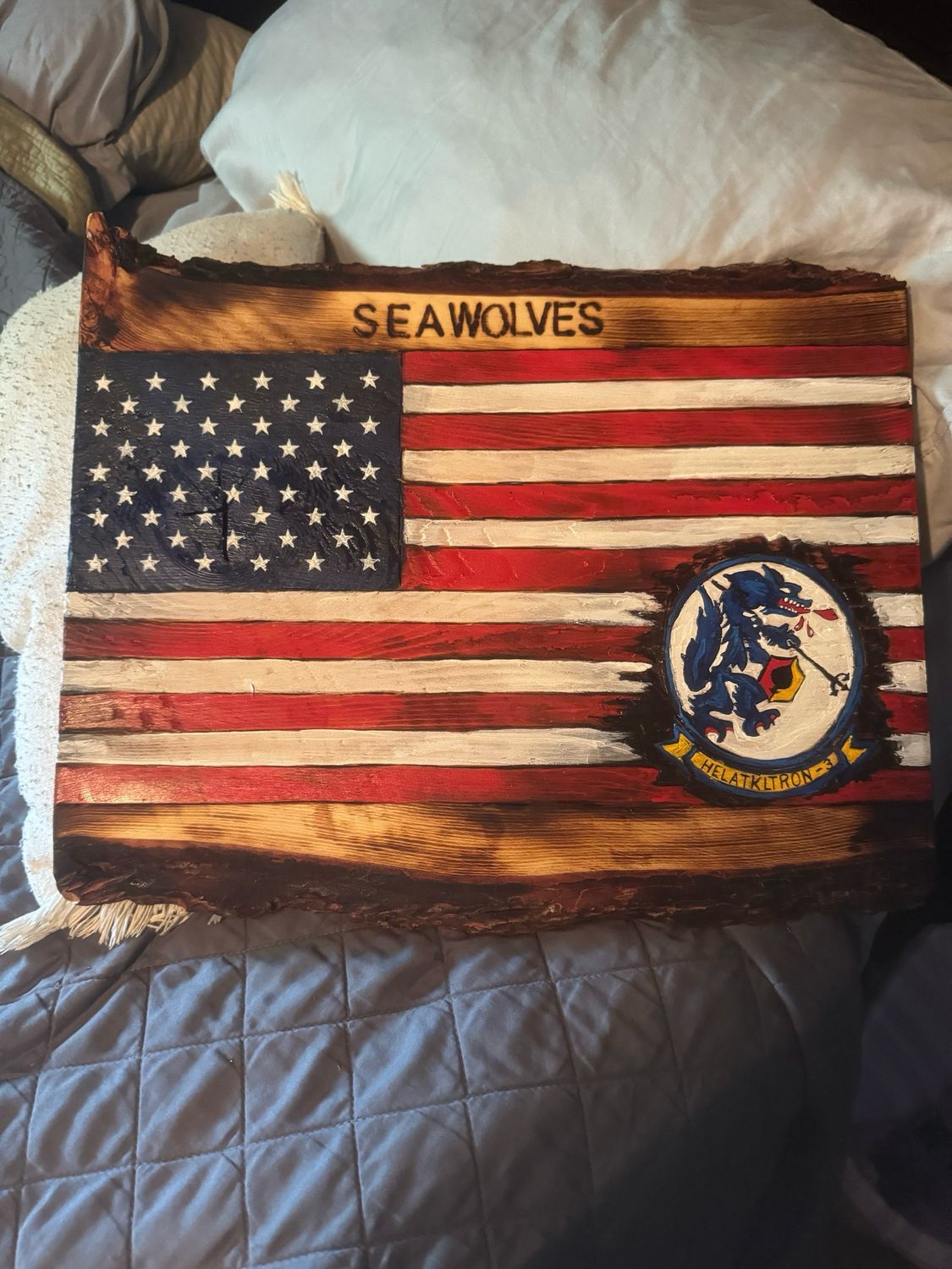 Handcrafted Flag Seawolves