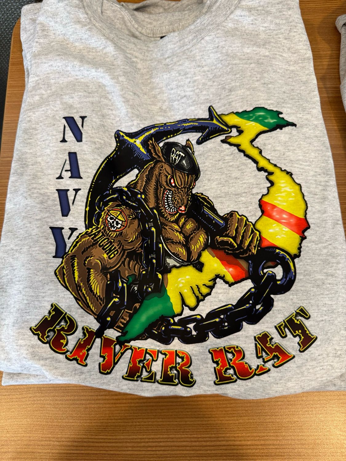 Navy River Rat - Grey Ash - Size Xl