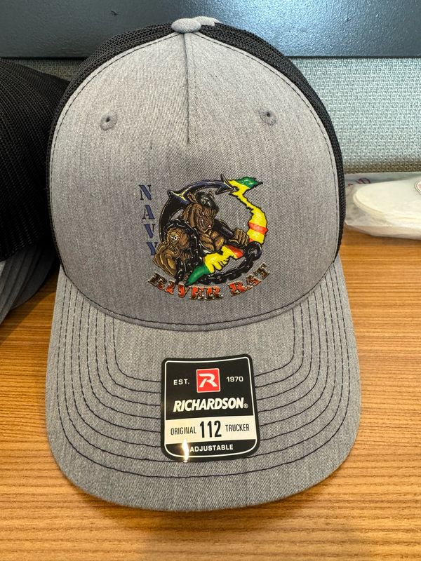 Navy River Rat ball cap - Center Logo