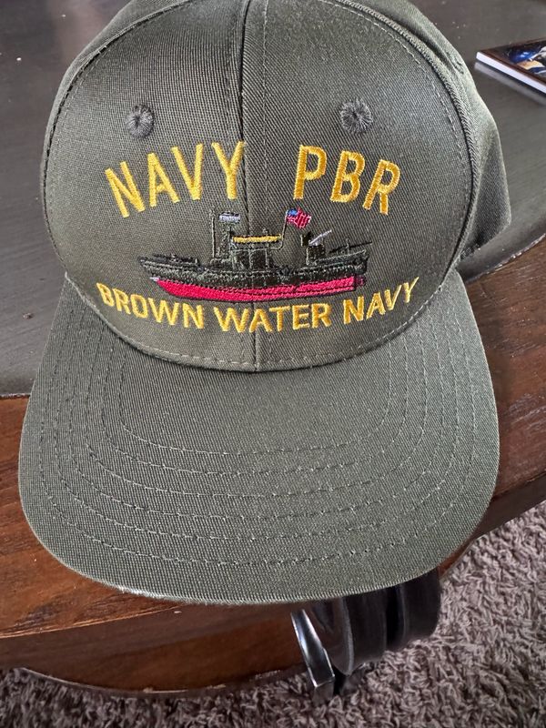 Navy PBR Brown Water Navy Ball Cap - Color Green