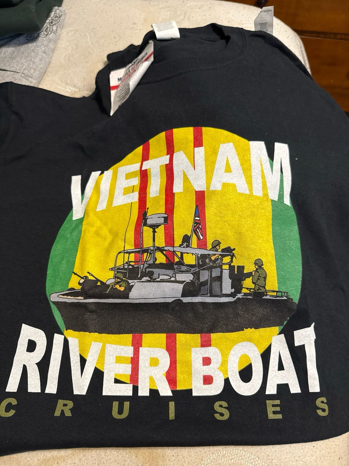 Vietnam River Boar Cruise - Color Black - Size Large