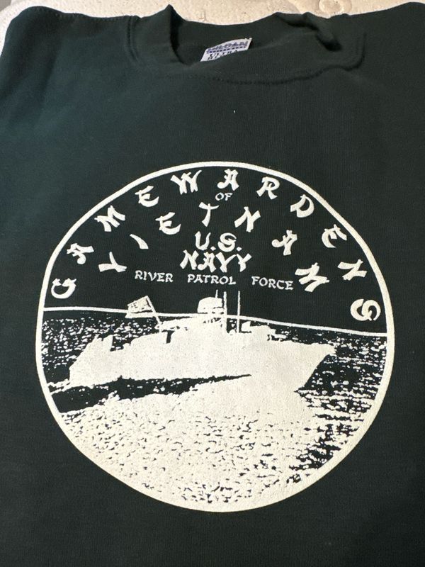 Gamewardens Of Vietnam Sweatshirt, Size Medium, Color Green