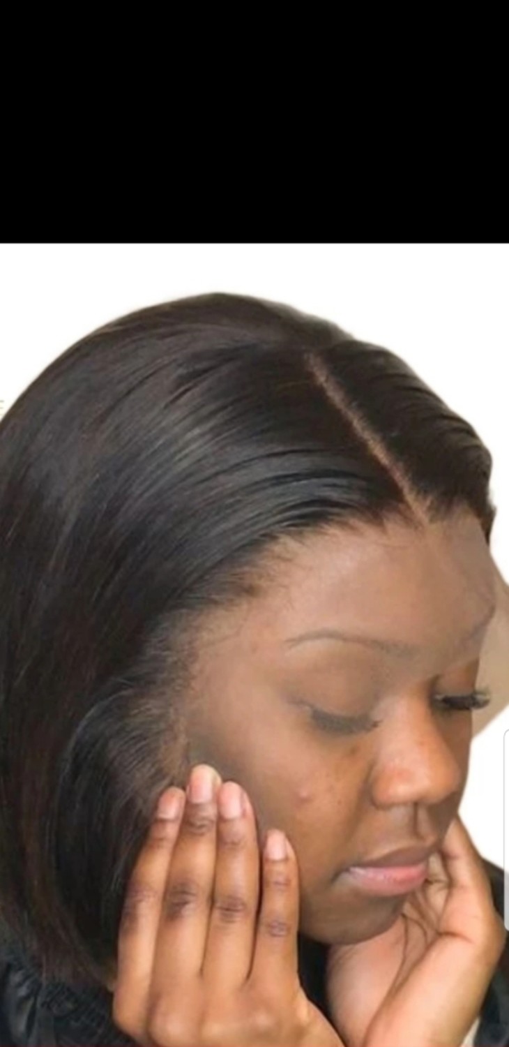 3×14 lace frontal bob wig