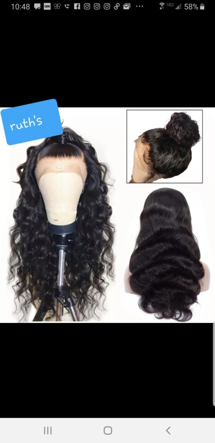 360 lace wig (16 inches)