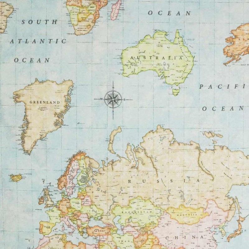 MAPA MUNDI 70 x 50cms.