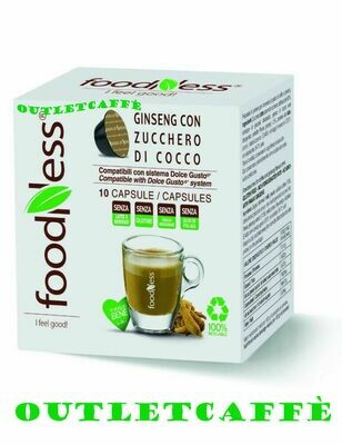 Foodness Ginseng Con Zucchero Di Cocco Compatibile Dolce Gusto - BEST PRICE
