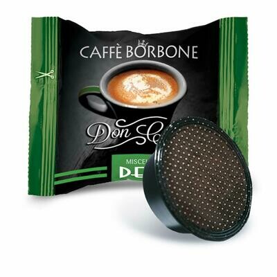 50 Capsule Caffè Borbone a Modo Mio (Don Carlo) Miscela Verde Dek