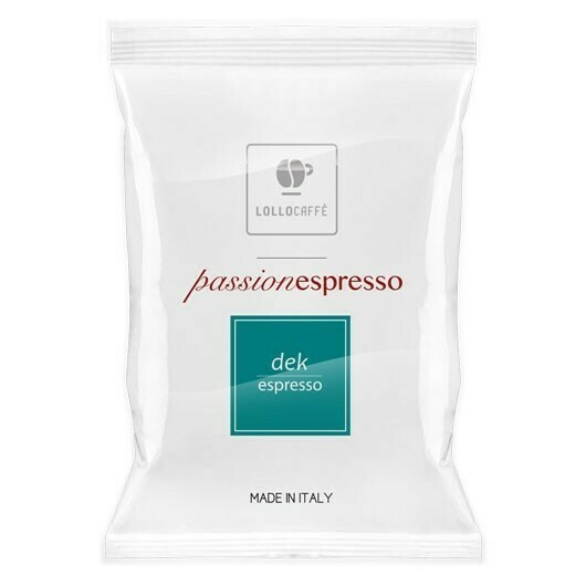 100 Capsule Caffè Lollo Nespresso Miscela Dek